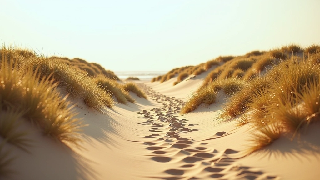 Formaciones de dunas protegidas en la Reserva Natural de Cabezas de San Juan