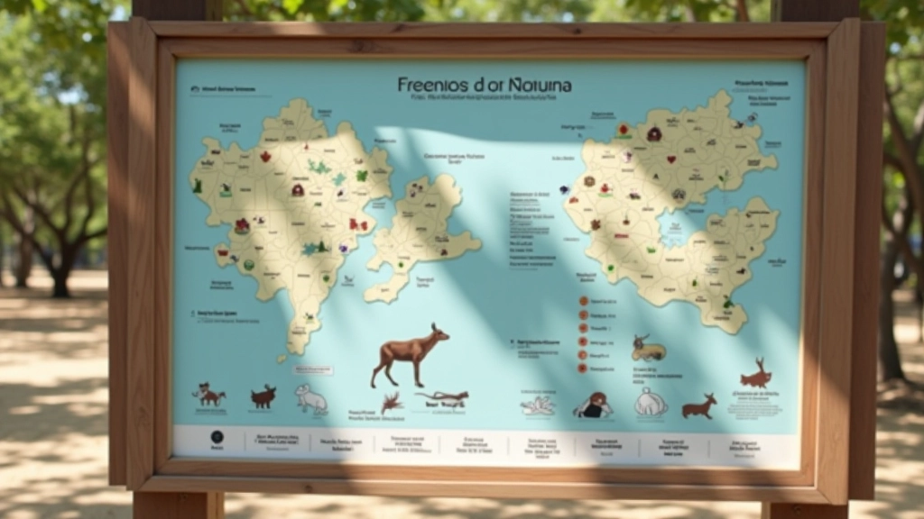 Calendario anual mostrando mejor época para visitar con puntos de referencia de actividades de fauna durante cada estación